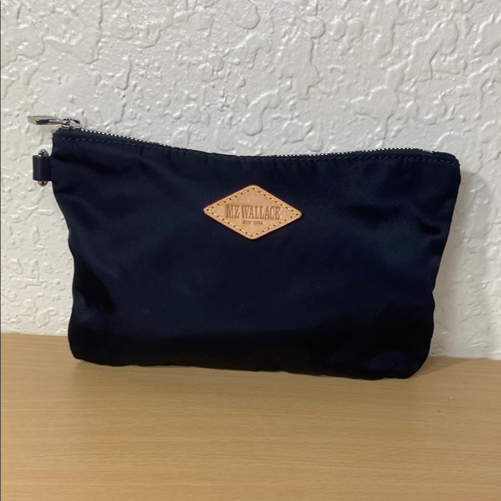 MZ Wallace Black and Tan Toiletry Bag Simple Durable Design